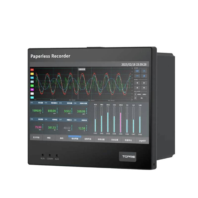 Colorful Touch Screen Data Acquisition Unit Modbus RTU RS485 Smart Data ...